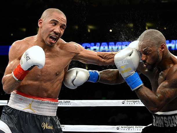 Andre Ward (left) has posted an undefeated mark of 26-0 for his career to this point. (Naoki Fukuda/AFLO/Icon SMI)